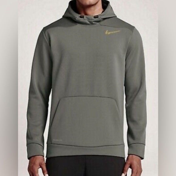 Nike Therma Fit Men’s Gray Hoodie Size Small - Picture 1 of 10